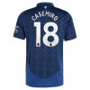 Camiseta de fútbol Manchester United Casemiro 18 Segunda Equipación 2024-25 - Hombre